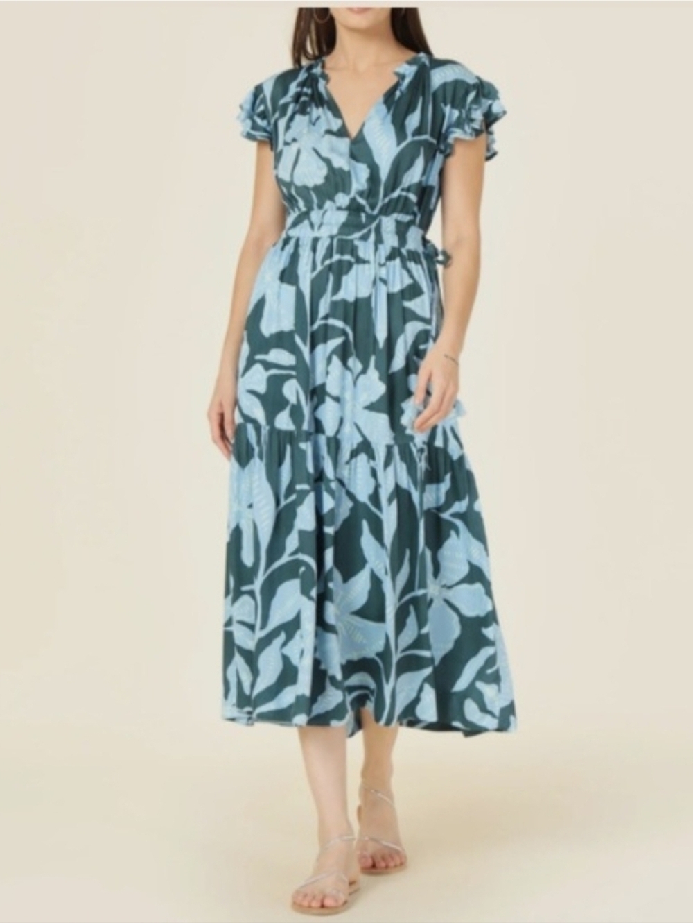OMIKA Willa Midi Dress Size XS